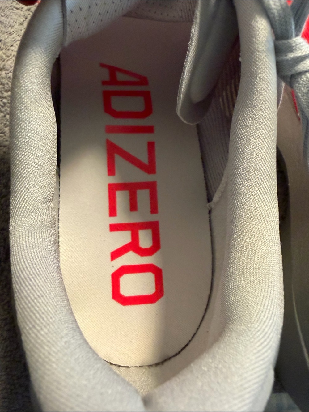 Textile Size 11.5 NWOT Adidas Adizero Evo SL Running Shoes - Picture 6 of 8